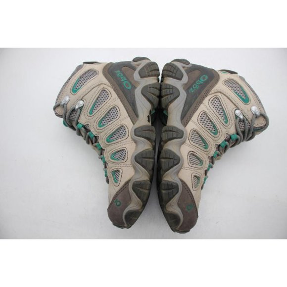 Oboz Sawtooth II Mid Womens Size 7.5 Leather Waterproof Hiking Trail Boots Brown - Picture 7 of 11